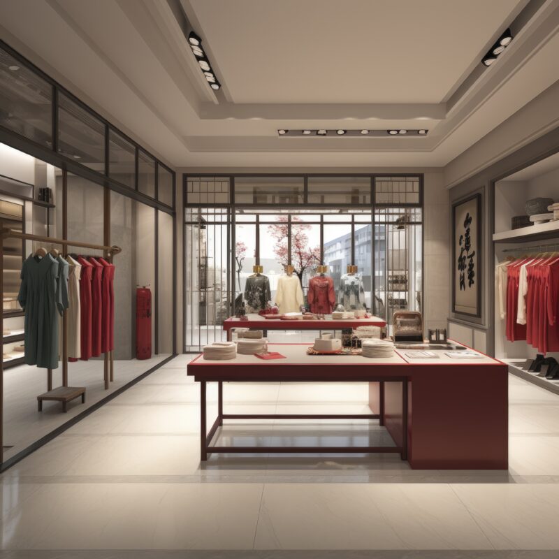 high-end apparel store architects