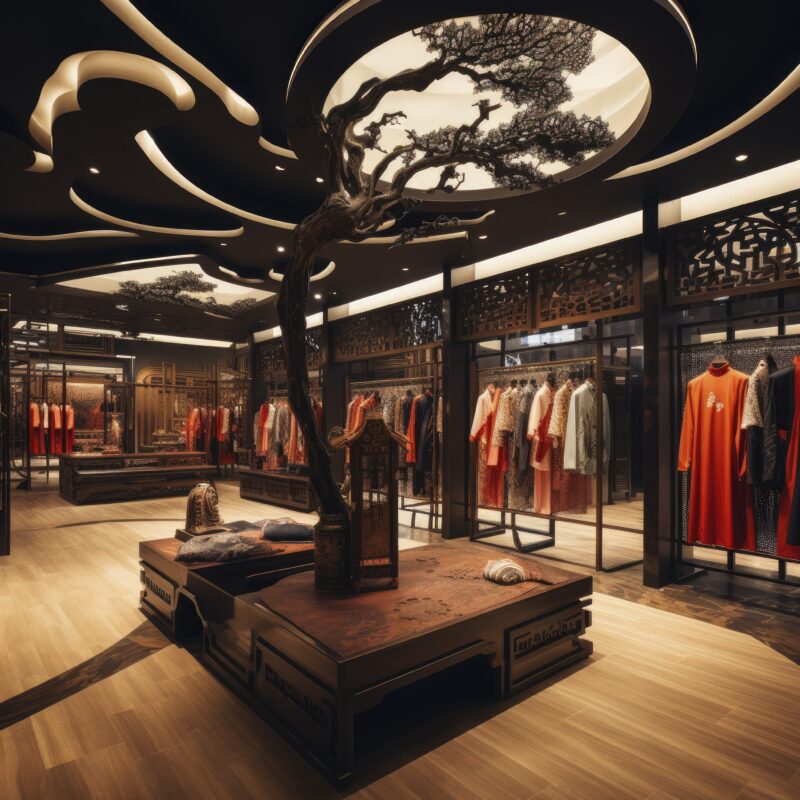 high-end apparel store architects