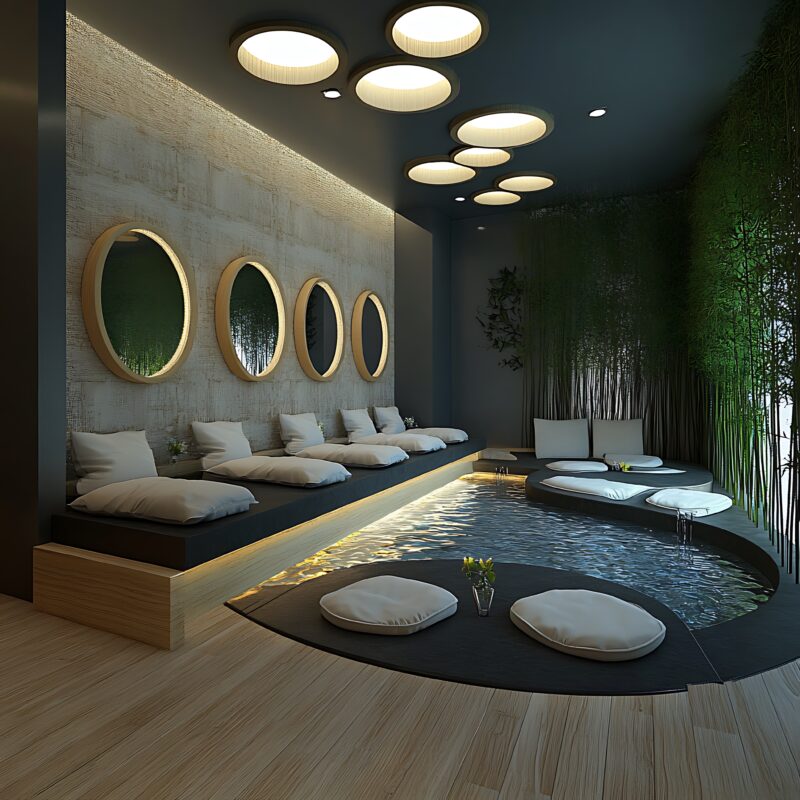 premium spa and salon interior decorators