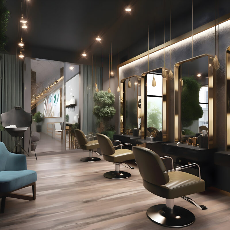 premium spa and salon interior decorators